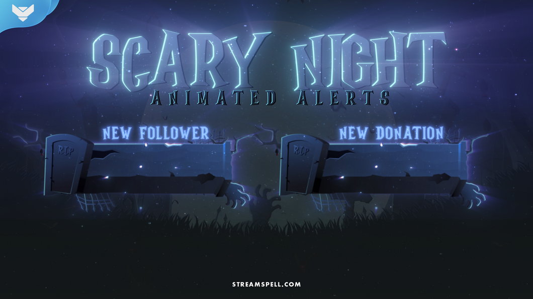 Scary Night Stream Alerts