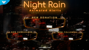 Night Rain Stream Alerts
