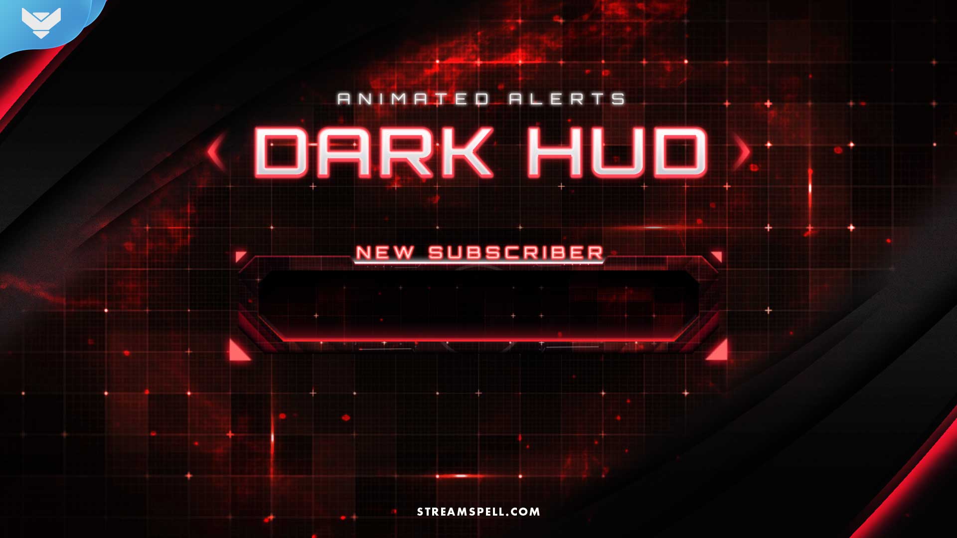 Dark HUD Stream Alerts