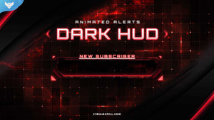 Dark HUD Stream Alerts
