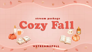 Cozy Fall Stream Overlay Package