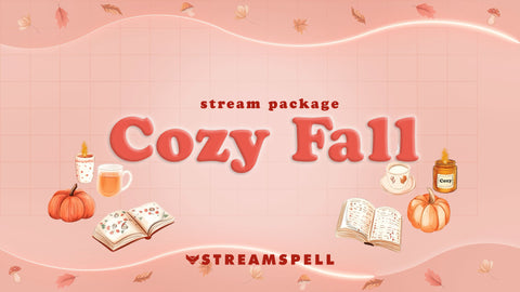 Cozy Fall Stream Overlay Package