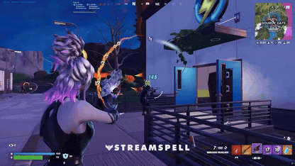 Animated stinger transition featuring winter fireworks, snow particles, and smooth light effects from the Winter Fireworks 2026 stream package by StreamSpell. Fully compatible with OBS Studio and Streamlabs.