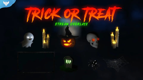 Trick or Treat Stream Overlays