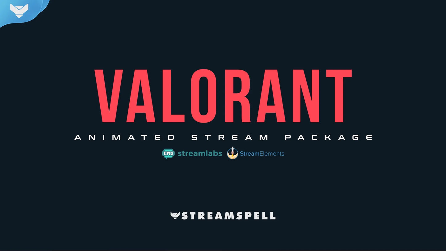 VALORANT Animated Stream Package