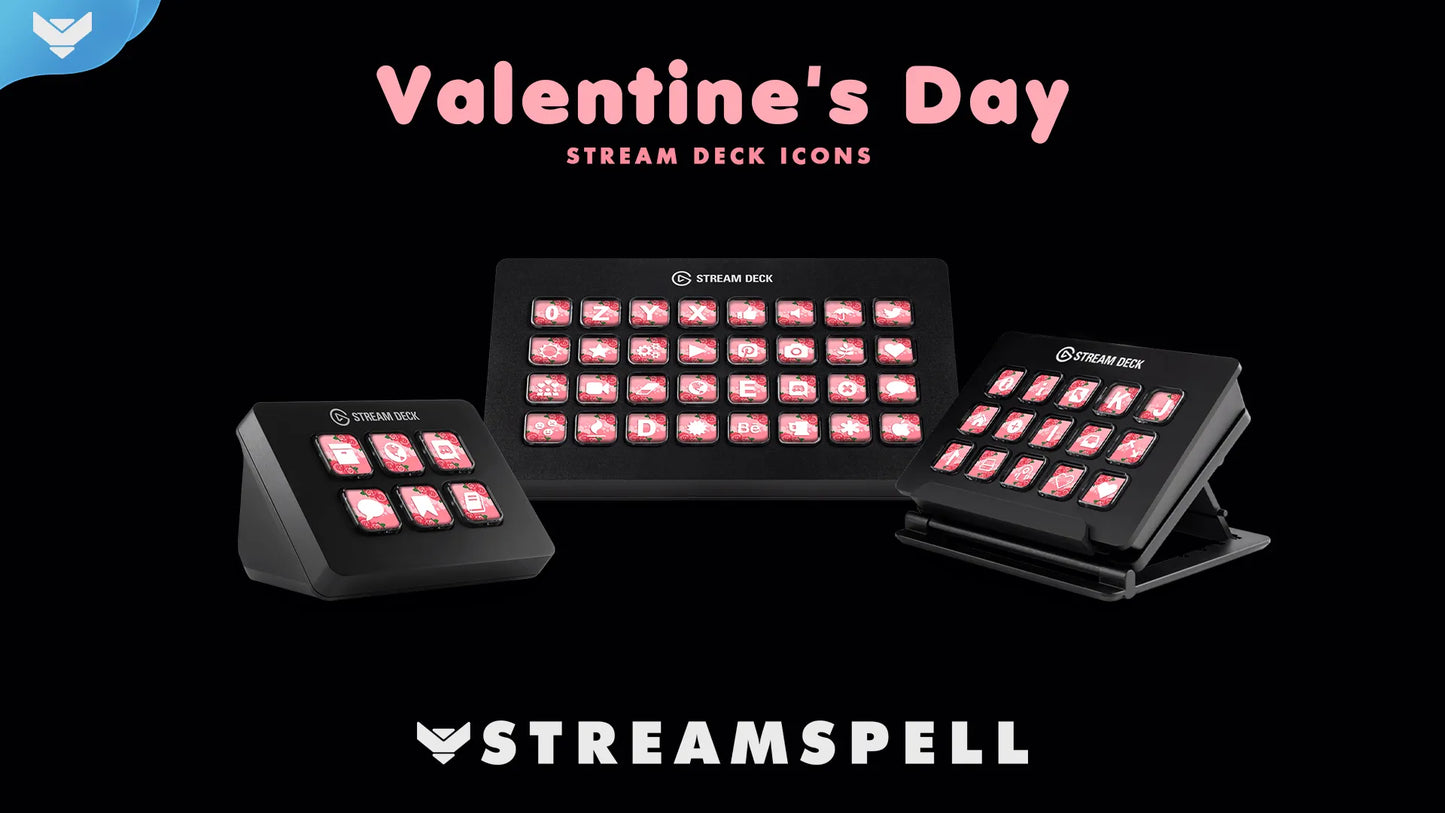 Valentine's Day Stream Deck Icons
