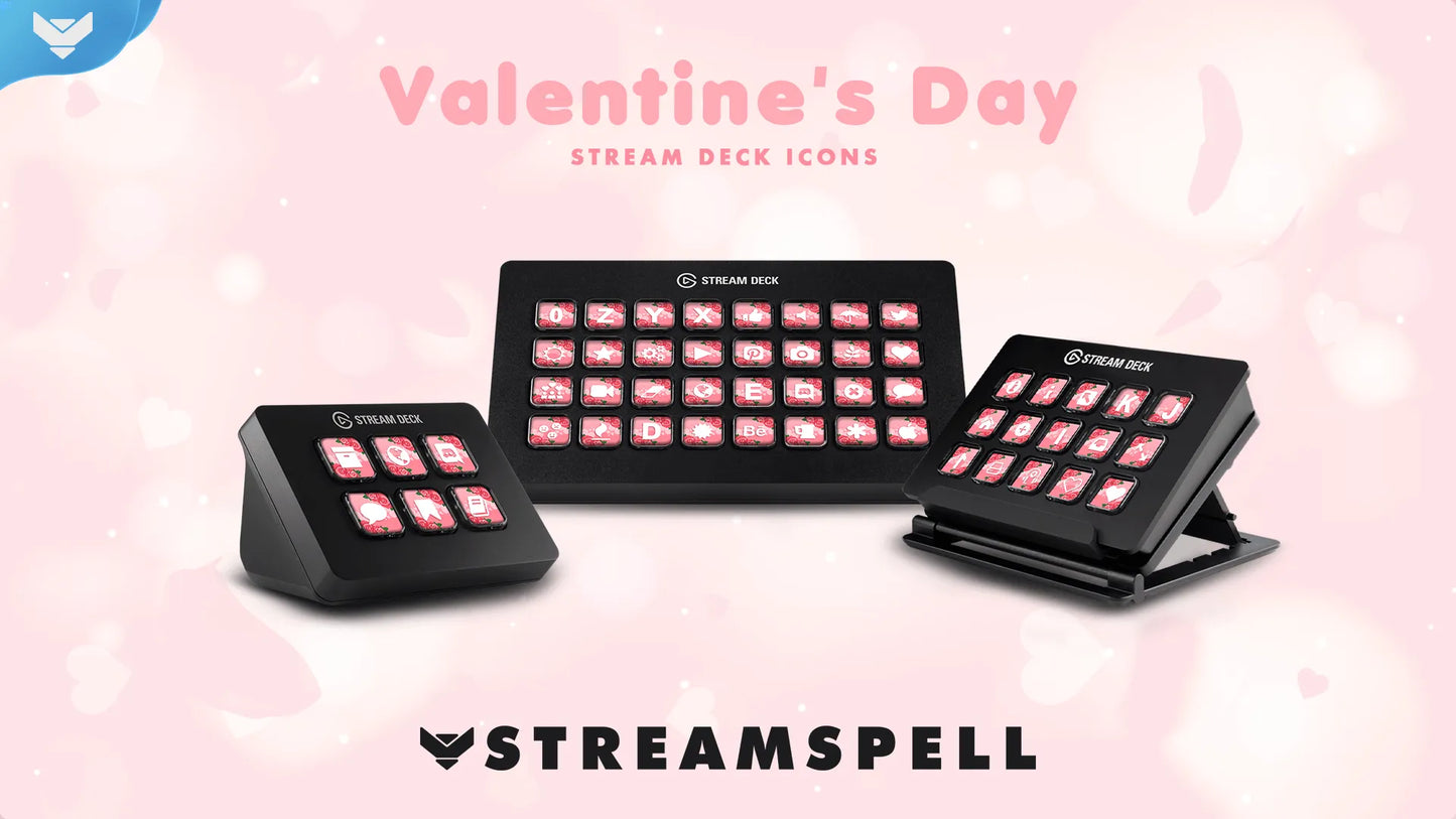 Valentine's Day Stream Deck Icons