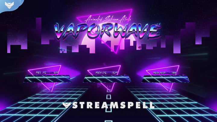 Vaporwave Stream Alerts