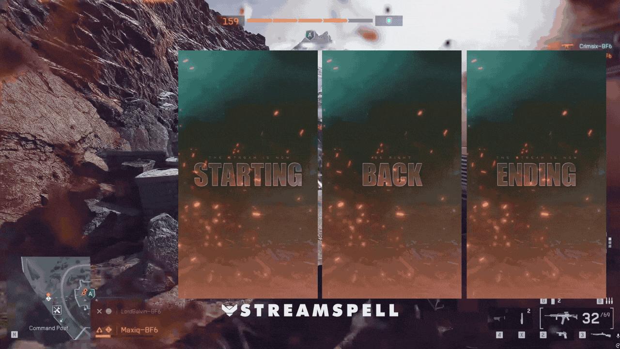 BF6 HUD Stream Package - StreamSpell
