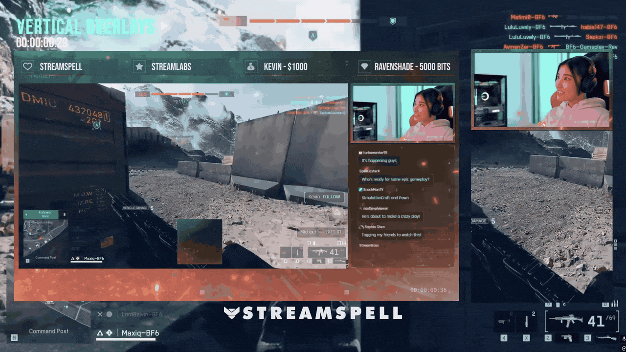 BF6 HUD Stream Package - StreamSpell