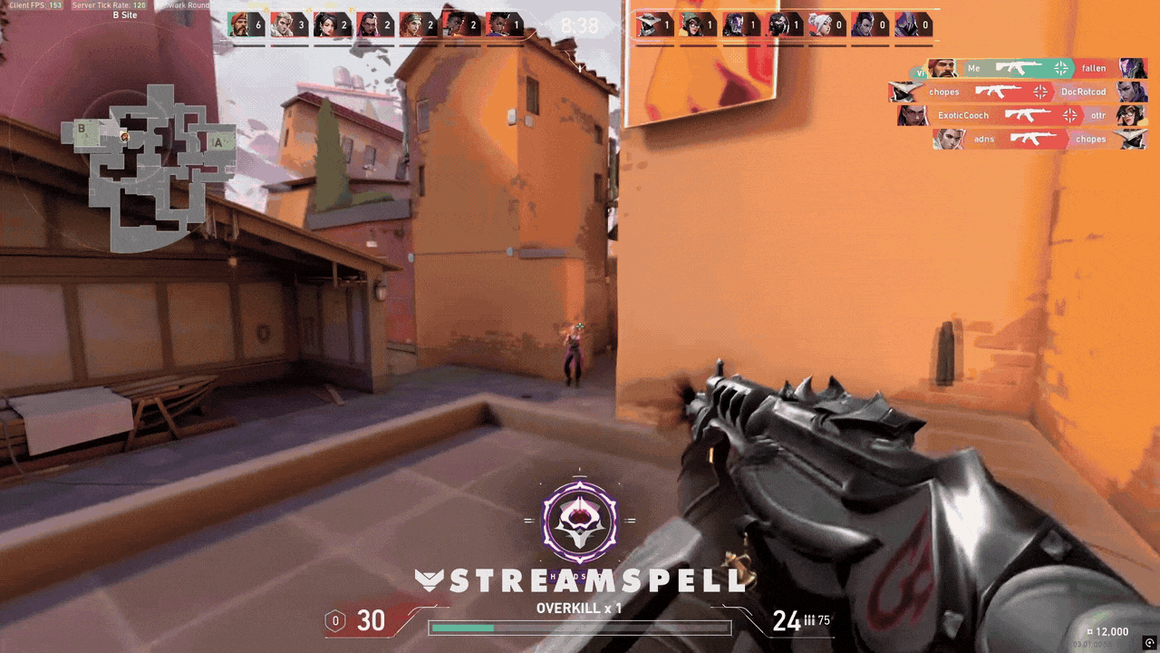 Full-screen victory reaction with animated red tactical HUD effects and glitch pulse visuals from the Dark Agent Stream Package by StreamSpell. Designed for FPS games like Valorant, Battlefield 6, and Marathon.