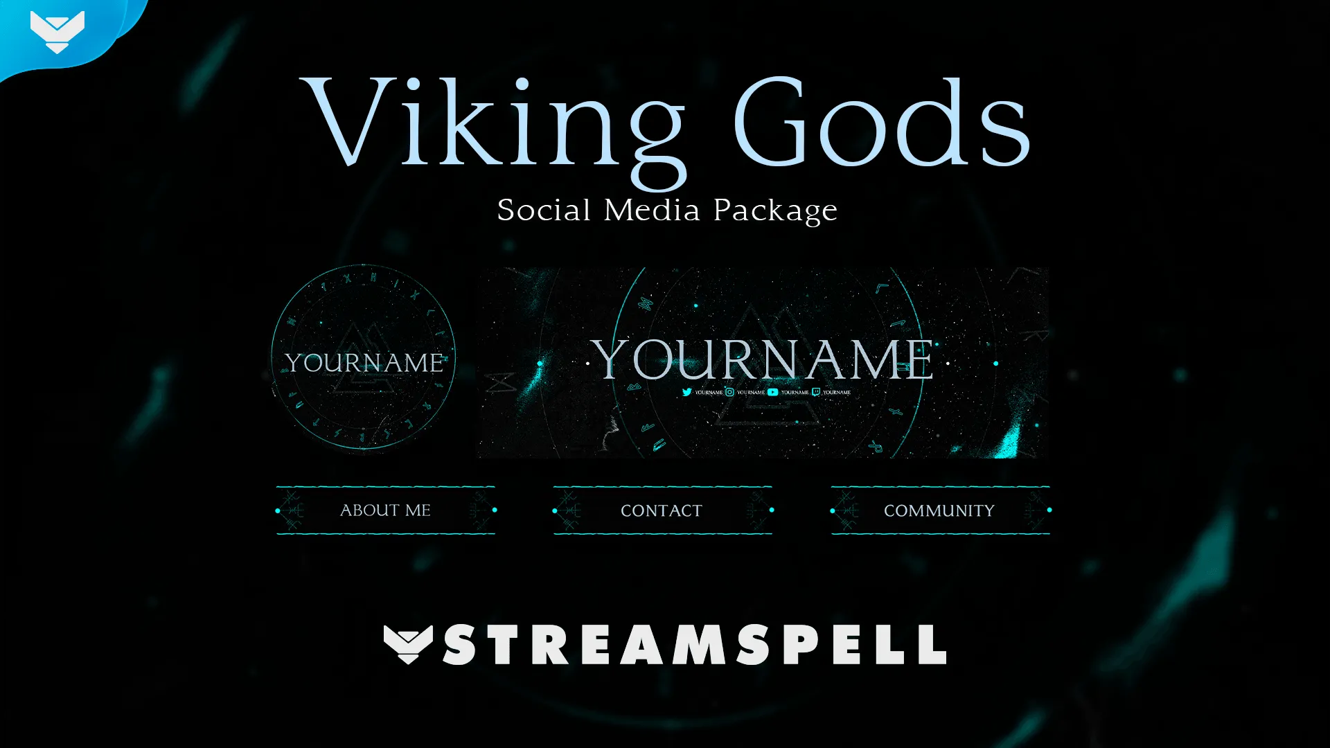Viking Gods Social Media Package