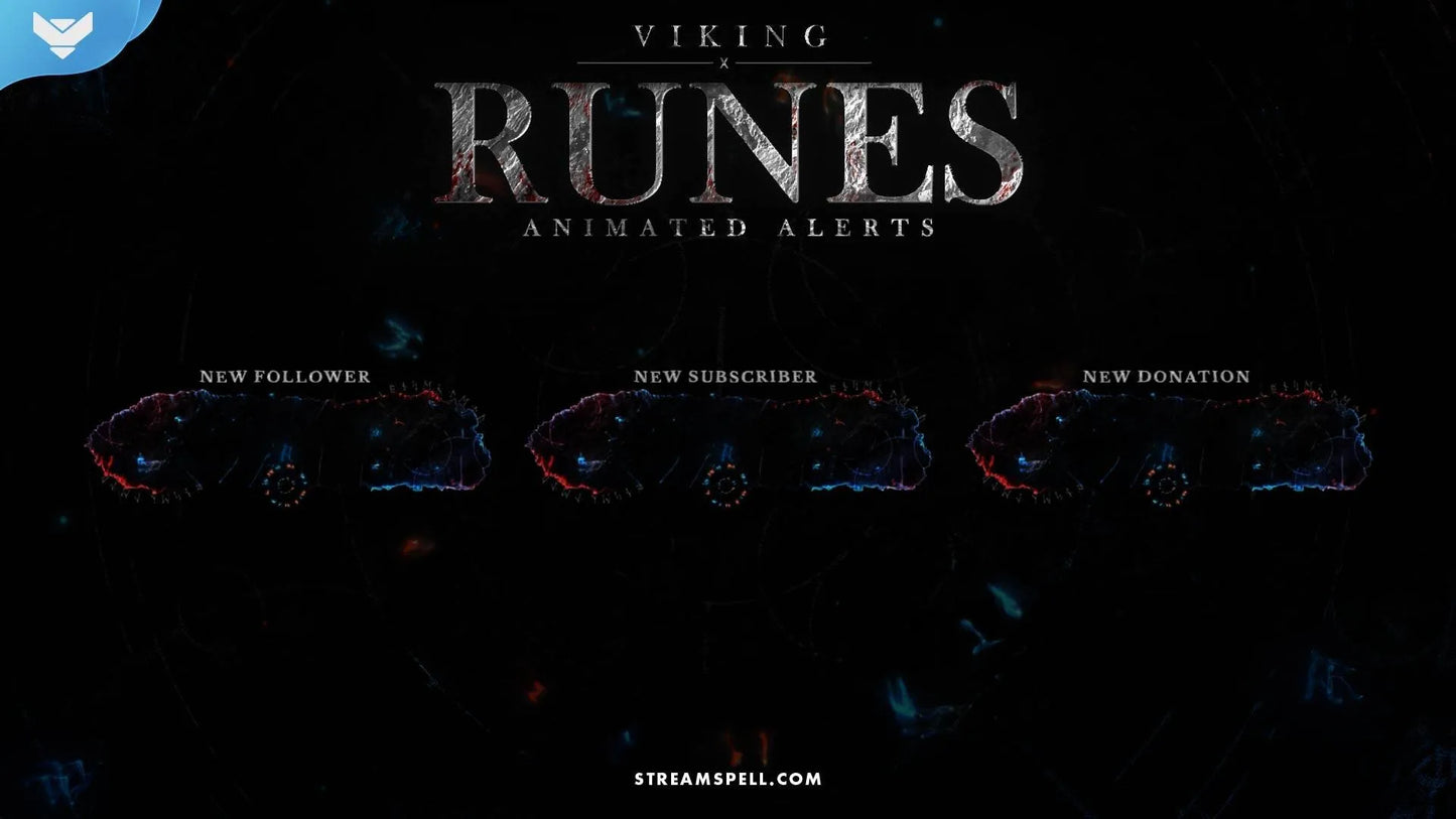 Viking Runes Stream Alerts