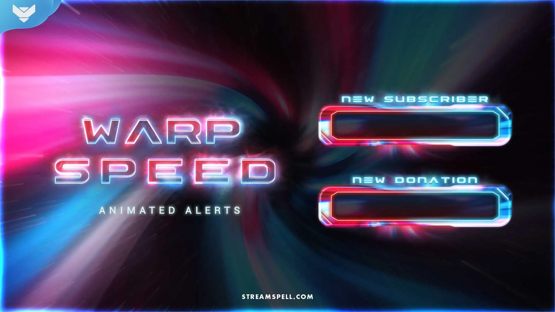 Warp Speed Stream Alerts | Stream Alerts | StreamSpell