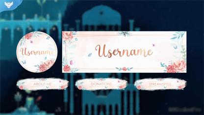 Watercolor Flowers Stream Package