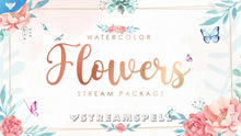 Load image into Gallery viewer, Watercolor Flowers Stream Package