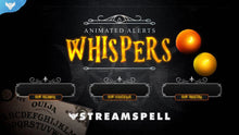 Load image into Gallery viewer, Whispers Stream Alerts