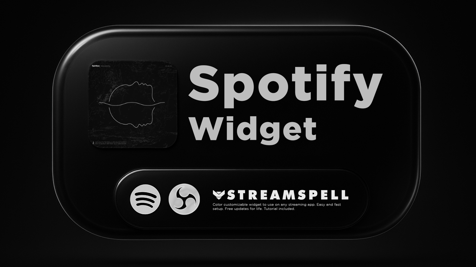 StreamSpell Spotify Widget for OBS Studio, StreamElements