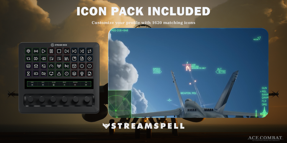 ACE COMBAT 8 Stream Deck Profile + Icon Pack — Icon Pack