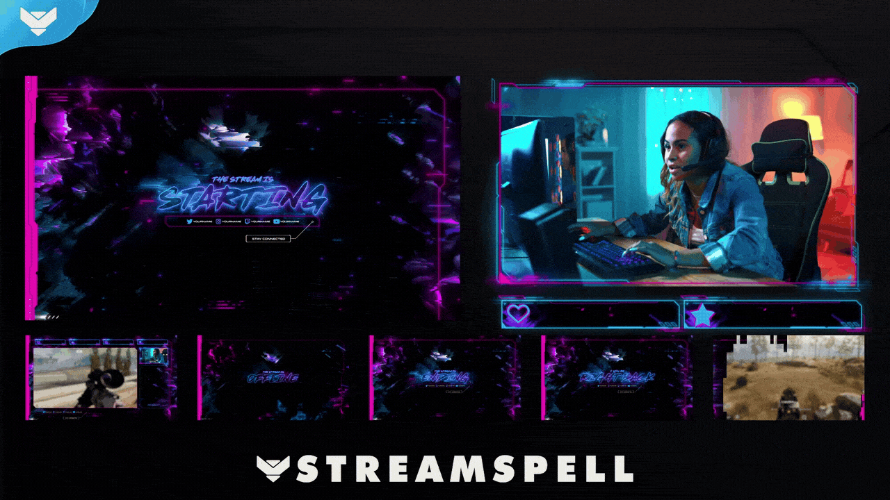 Cyberpunk: Night City Stream Package - StreamSpell