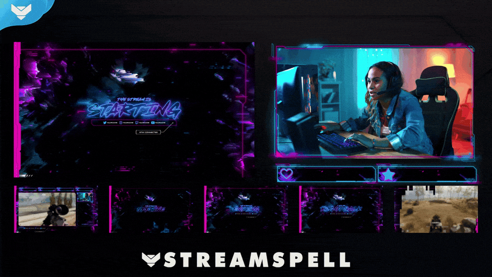 Cyberpunk: Night City OBS Scene Collection