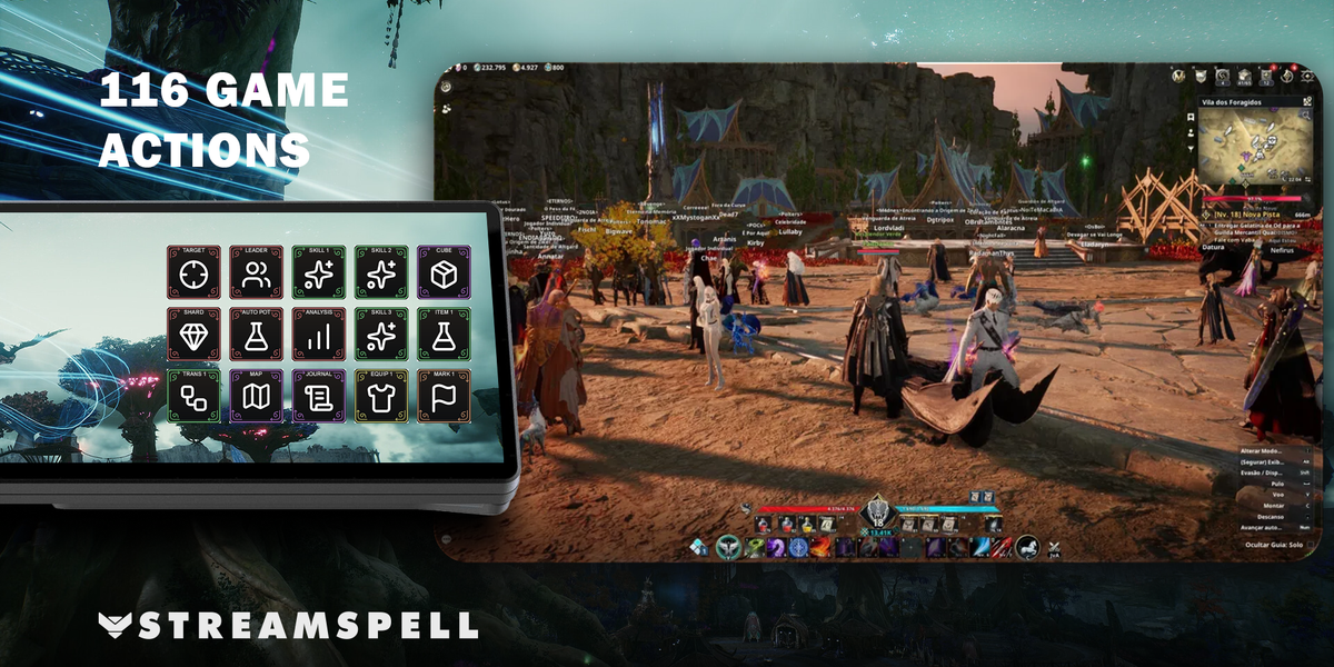AION 2 for XENEON EDGE — game-actions