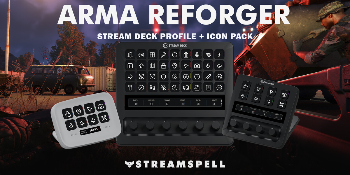 Arma Reforger Stream Deck Profile + Icon Pack — Cover