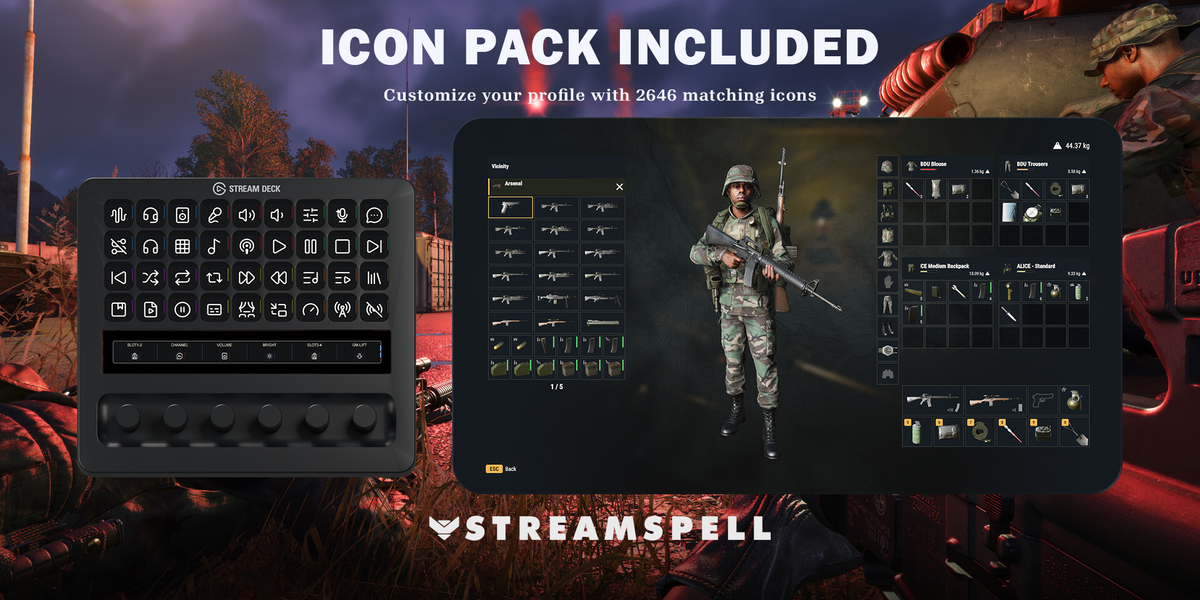 Arma Reforger Stream Deck Profile + Icon Pack — Icon Pack