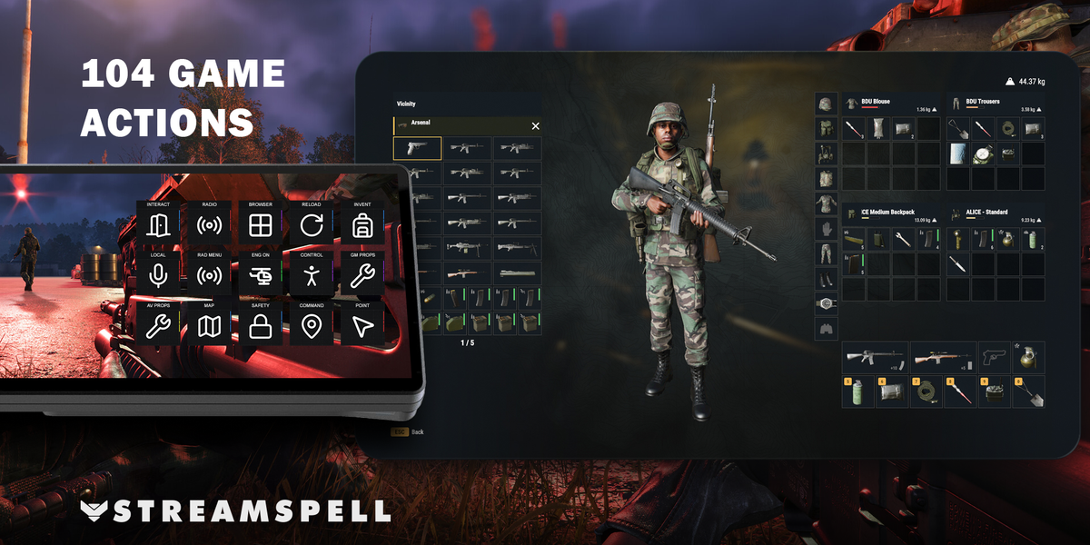 Arma Reforger for XENEON EDGE — game-actions