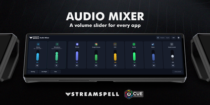 Audio Mixer — iCUE Widget for CORSAIR XENEON EDGE