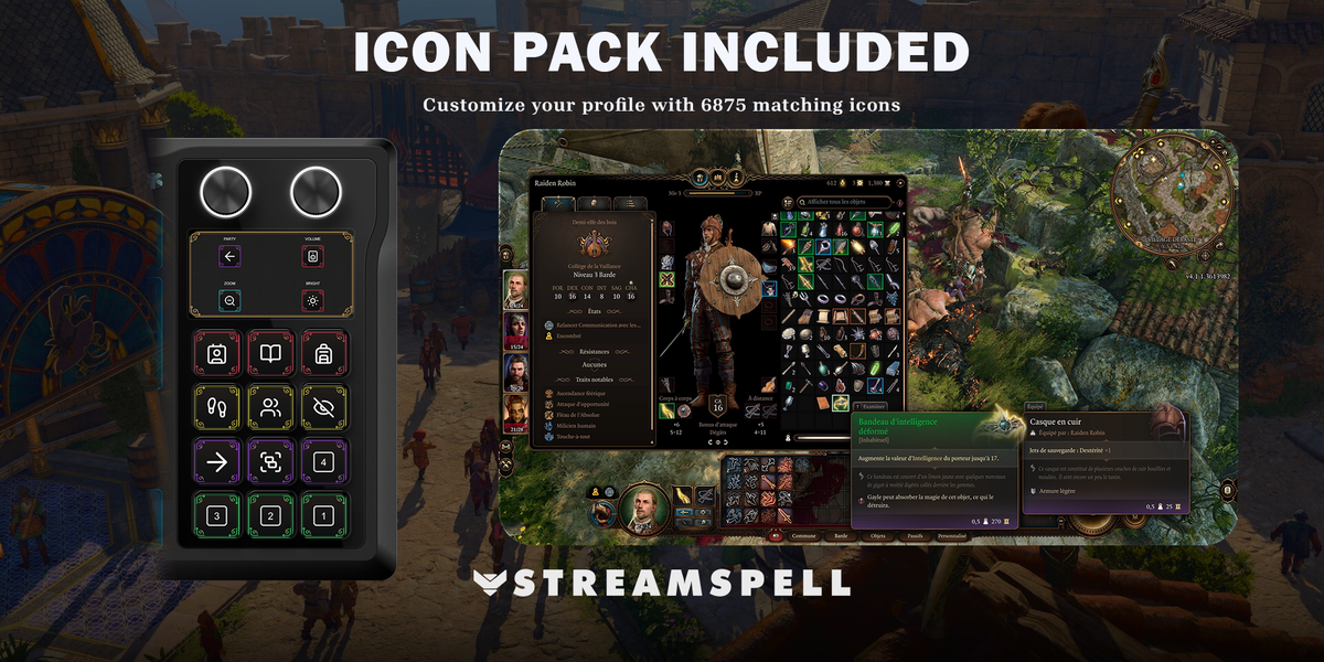 Baldur's Gate 3 for GALLEON 100 SD — icon-pack