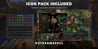 Baldur's Gate 3 Stream Deck Profile + Icon Pack — icon-pack