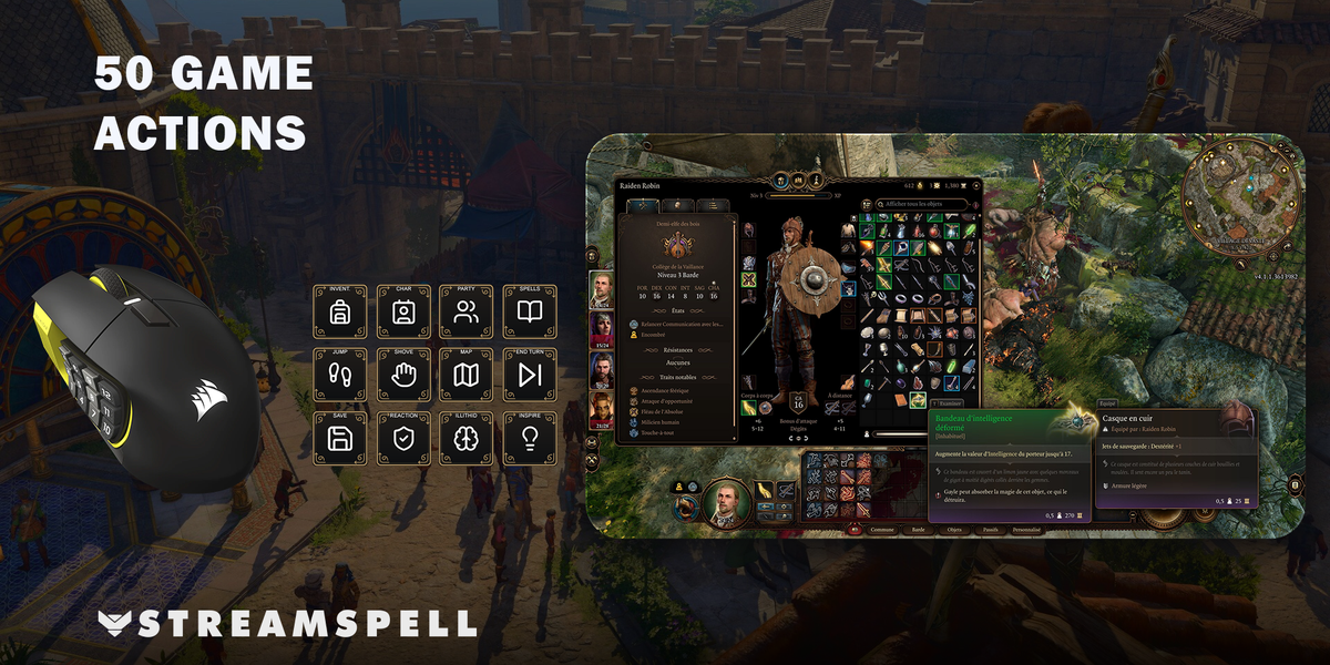 Baldur's Gate 3 for SCIMITAR ELITE — game-actions