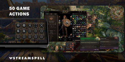 Baldur's Gate 3 for XENEON EDGE — game-actions