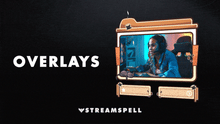 Load image into Gallery viewer, Chill Cat Coffee Stream Overlay Package | Cozy Lofi Twitch Overlays for Twitch, OBS &amp; Streamlabs - StreamSpell