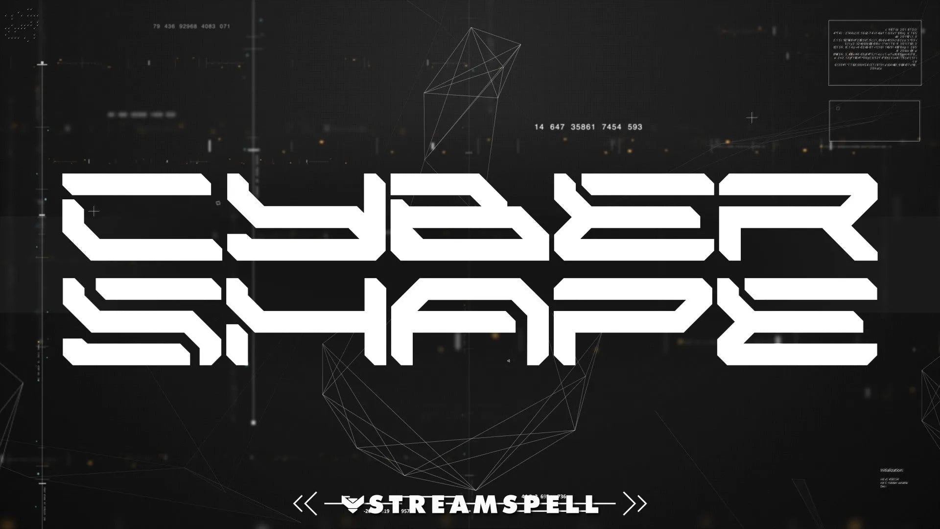 Cyber Shape Stream Package for Twitch, OBS & Streamlabs - StreamSpell