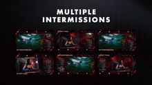 Load image into Gallery viewer, Dark HUD Stream Package for Twitch, OBS &amp; Streamlabs - StreamSpell
