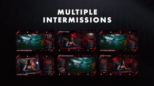 Dark HUD Stream Package for Twitch, OBS & Streamlabs - StreamSpell