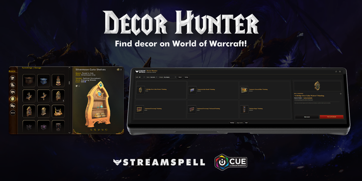 Decor Hunter – World of Warcraft iCUE Widget