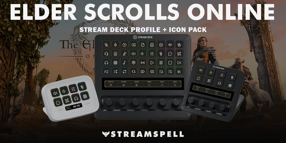 Elder Scrolls Online Stream Deck Profile + Icons — cover