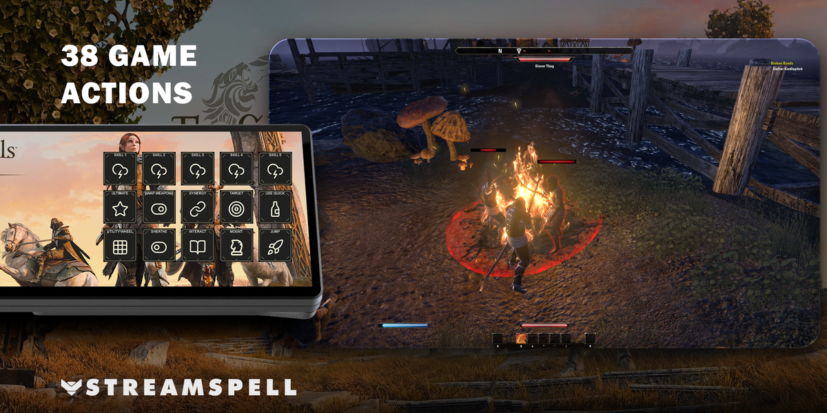 Elder Scrolls Online for XENEON EDGE — game-actions