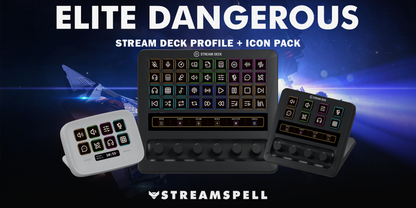 Elite Dangerous Stream Deck Profile + Icon Pack — cover