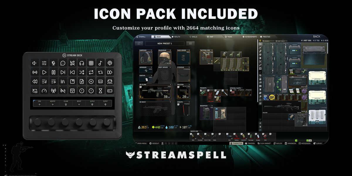 Escape from Tarkov Stream Deck Profile + Icon Pack — Icon Pack