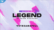 Load image into Gallery viewer, Esports: Legend Stream Package for Twitch, OBS &amp; Streamlabs - StreamSpell