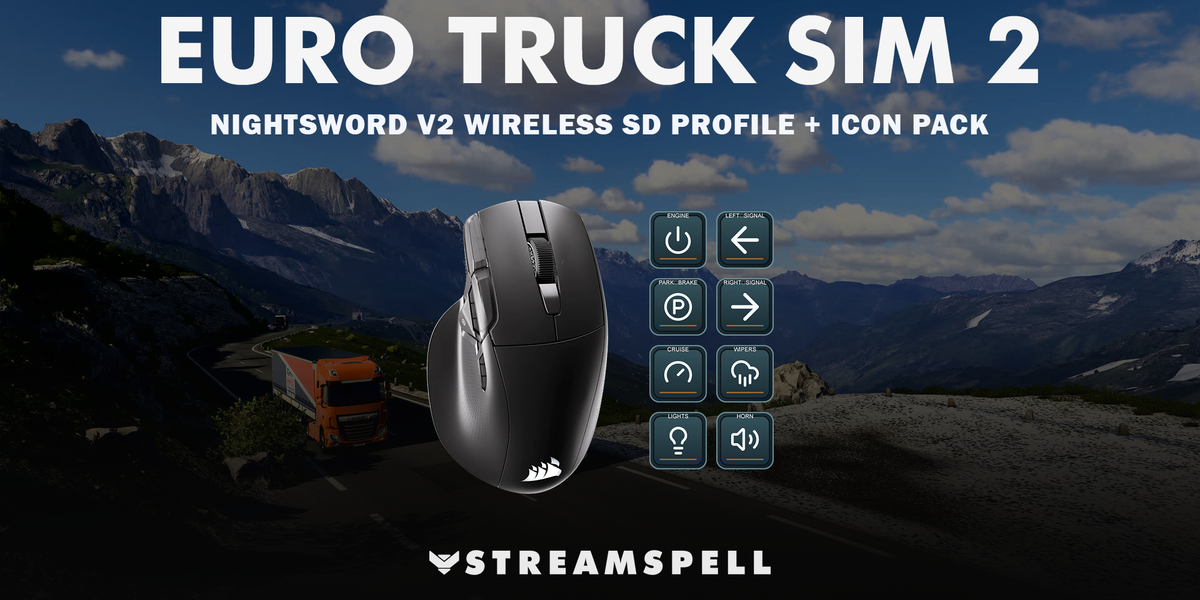 Euro Truck Simulator 2 for NIGHTSWORD v2 WL SD — cover