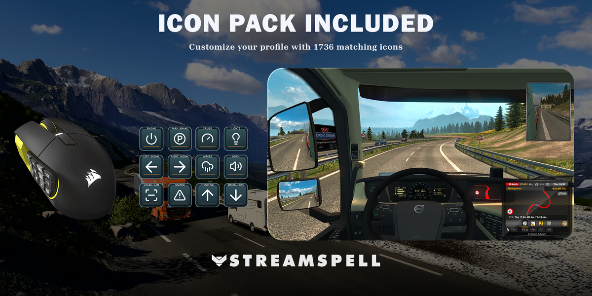 Euro Truck Simulator 2 for SCIMITAR ELITE — icon-pack
