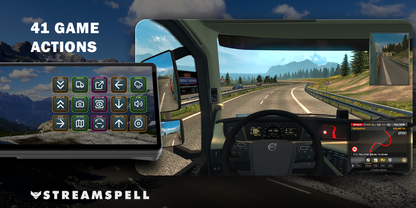 Euro Truck Simulator 2 for XENEON EDGE — game-actions