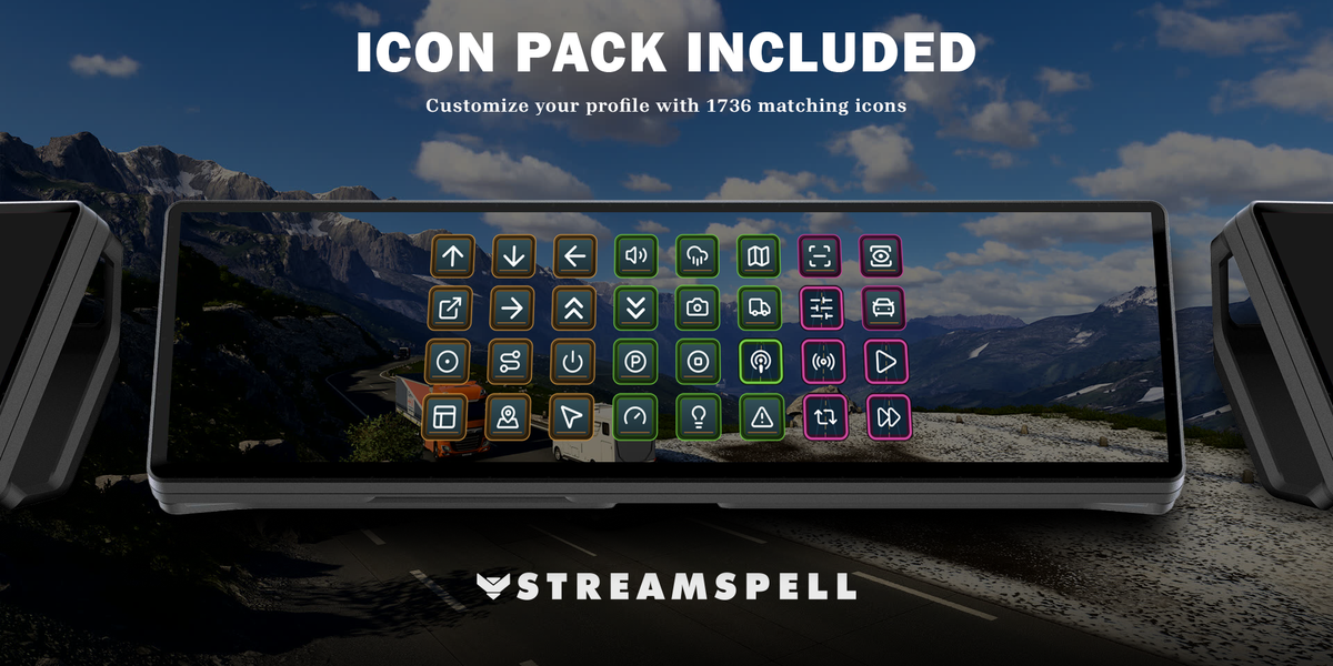 Euro Truck Simulator 2 for XENEON EDGE — icon-pack