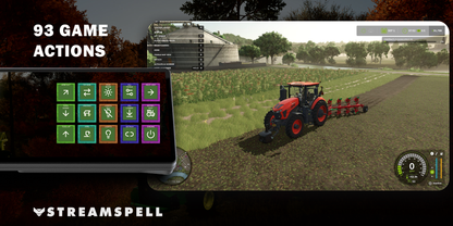 Farming Simulator 25 for XENEON EDGE — game-actions