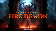 Load image into Gallery viewer, Fire Demon Stream Package for Twitch, OBS &amp; Streamlabs - StreamSpell